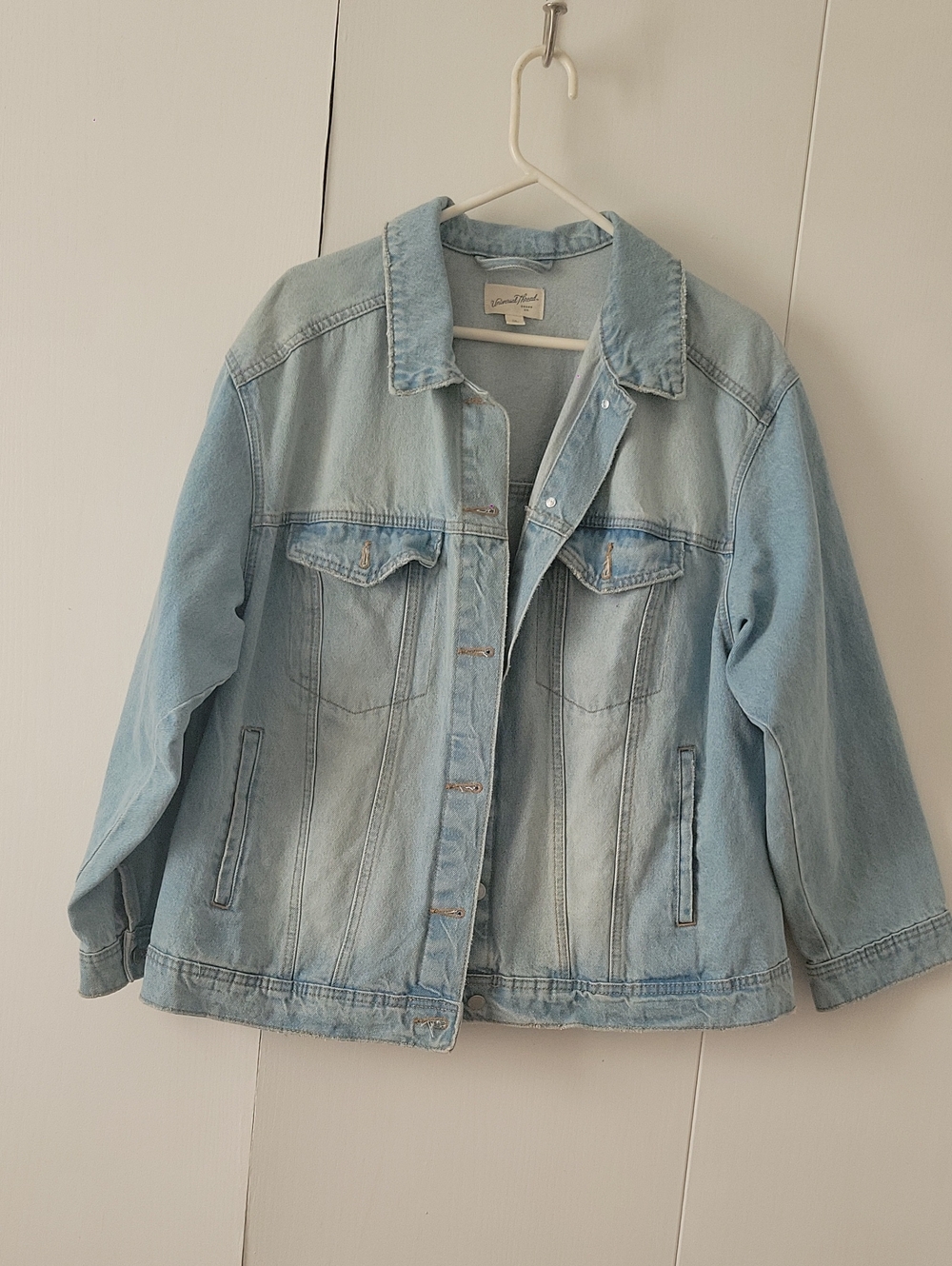 Light Wash Denim Jacket - Men's Light Blue Jean Coat
